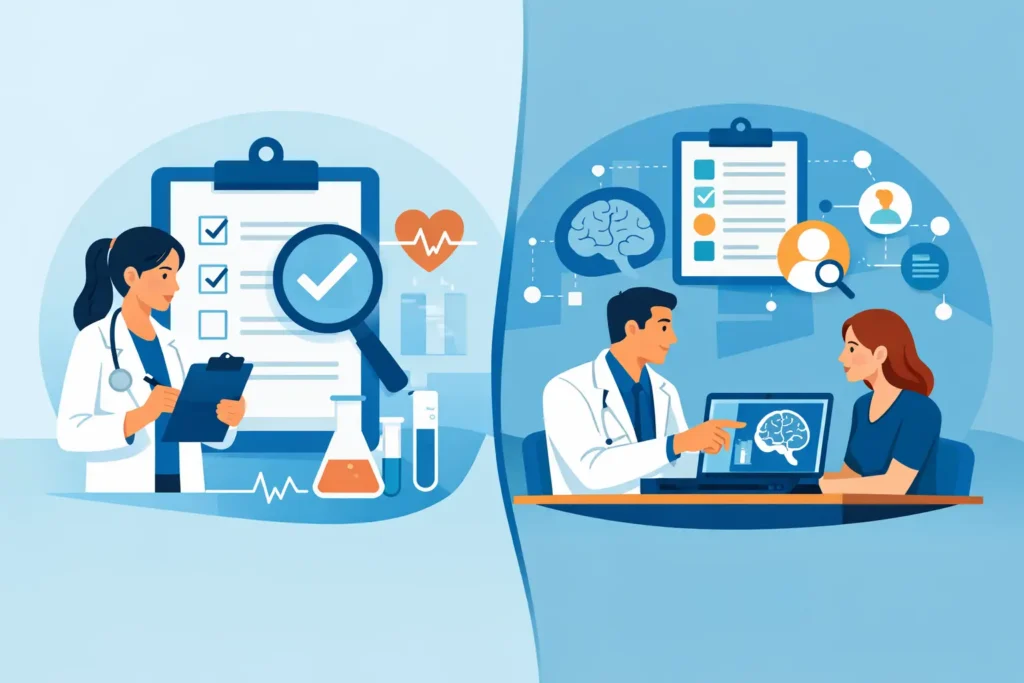 Screening Test vs Full Evaluation Explained