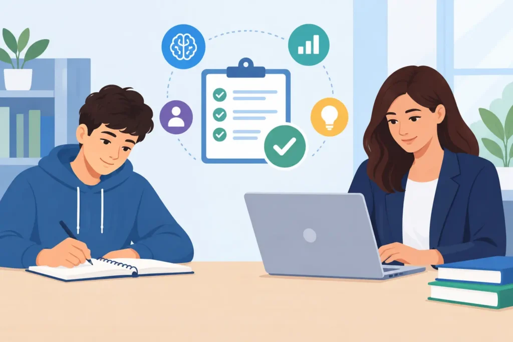 How Learning Evaluations Work for Teens and Adults